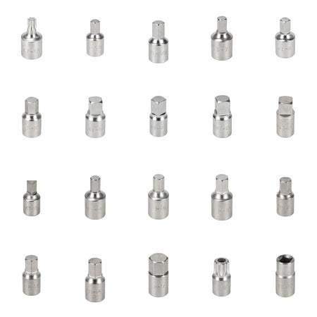 21-piece oil plug socket set