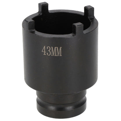 9-piece socket set for slotted nuts