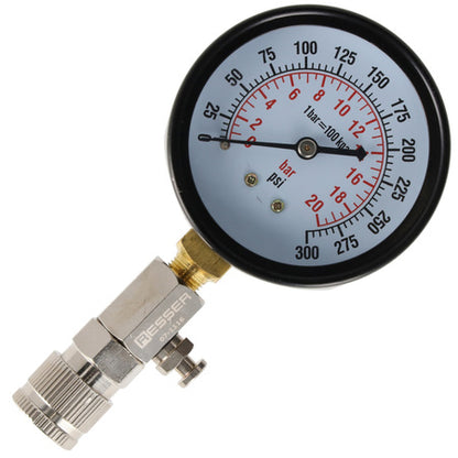 Compression pressure tester for petrol engines 0-20 Bar