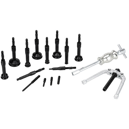 Inertia puller for bearings, set of 16 pieces