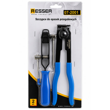 Jointed cable tie pliers 2-piece set
