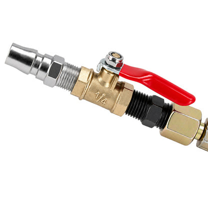 Pneumatic injector puller with adapters, 21-piece set