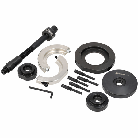 VW gultņu un rumbu novilcējs, 72 mm, 16 daļas