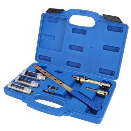 Valve spring puller, 3 tips, set of 8 pieces
