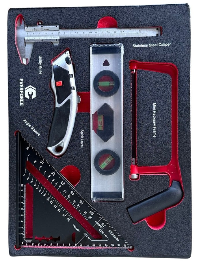 Instrumentu ratiņi Everforce – 12 kastes, 11 pilnas kastes, 293 vienības, artikuls 04-1011