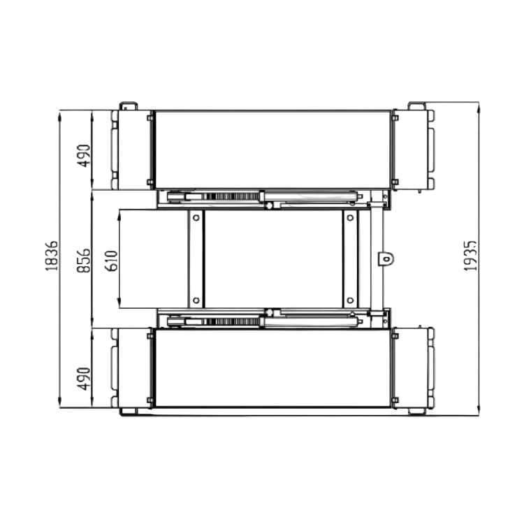 EVO-3000E Scissor Mobile Lift with Automatic Locking