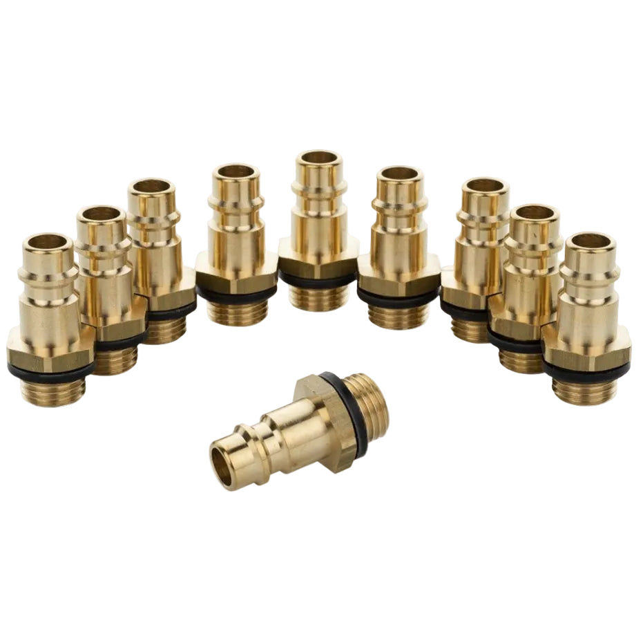 Quick-release fitting with external thread 1/4 02-22-05