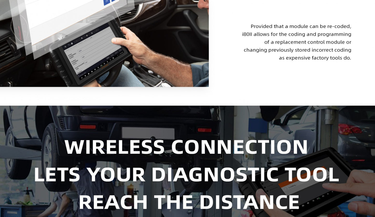 i80TS+TPMS Премиальная диагностическая платформа Foxwell