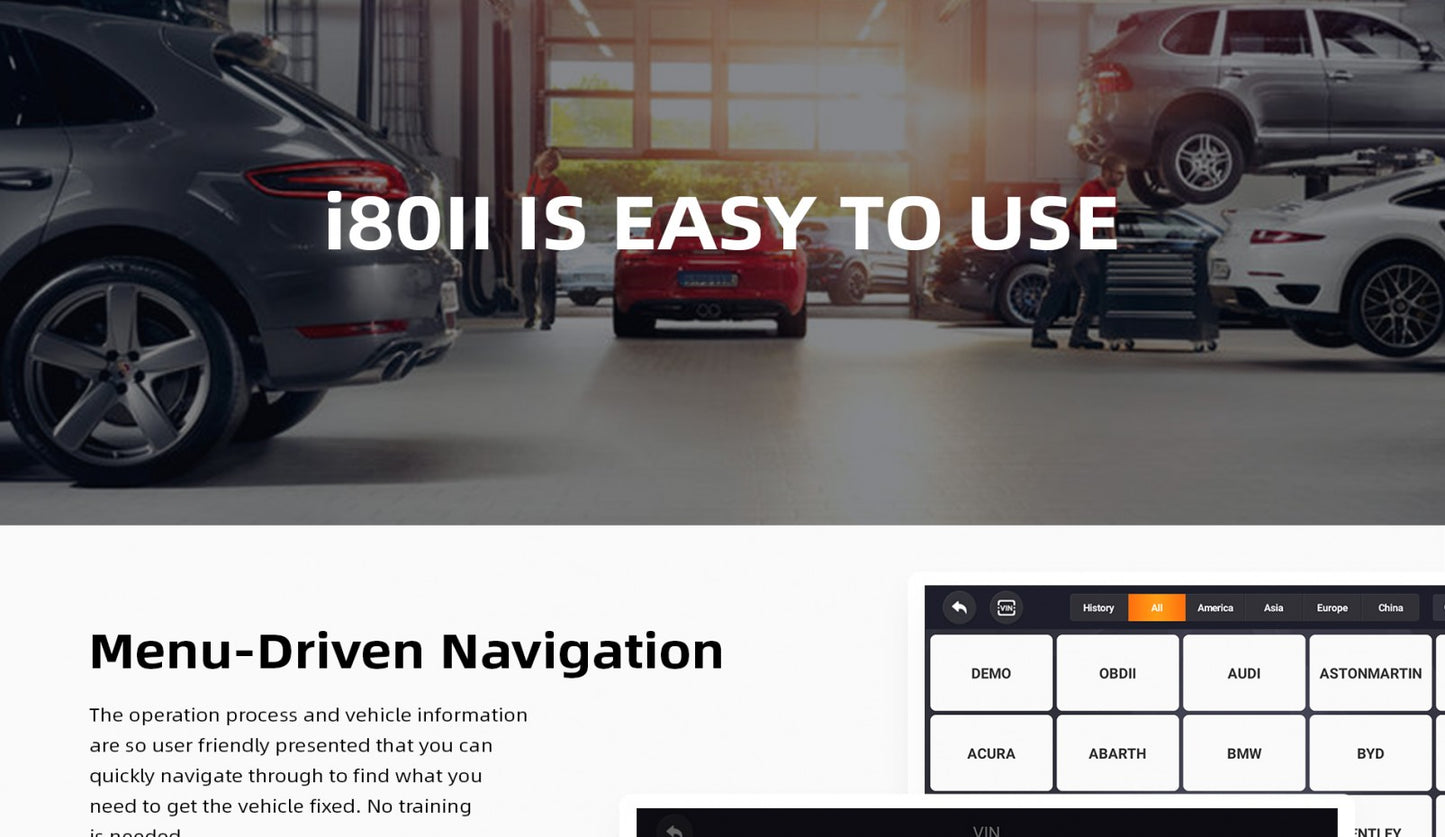 i80TS+TPMS Премиальная диагностическая платформа Foxwell