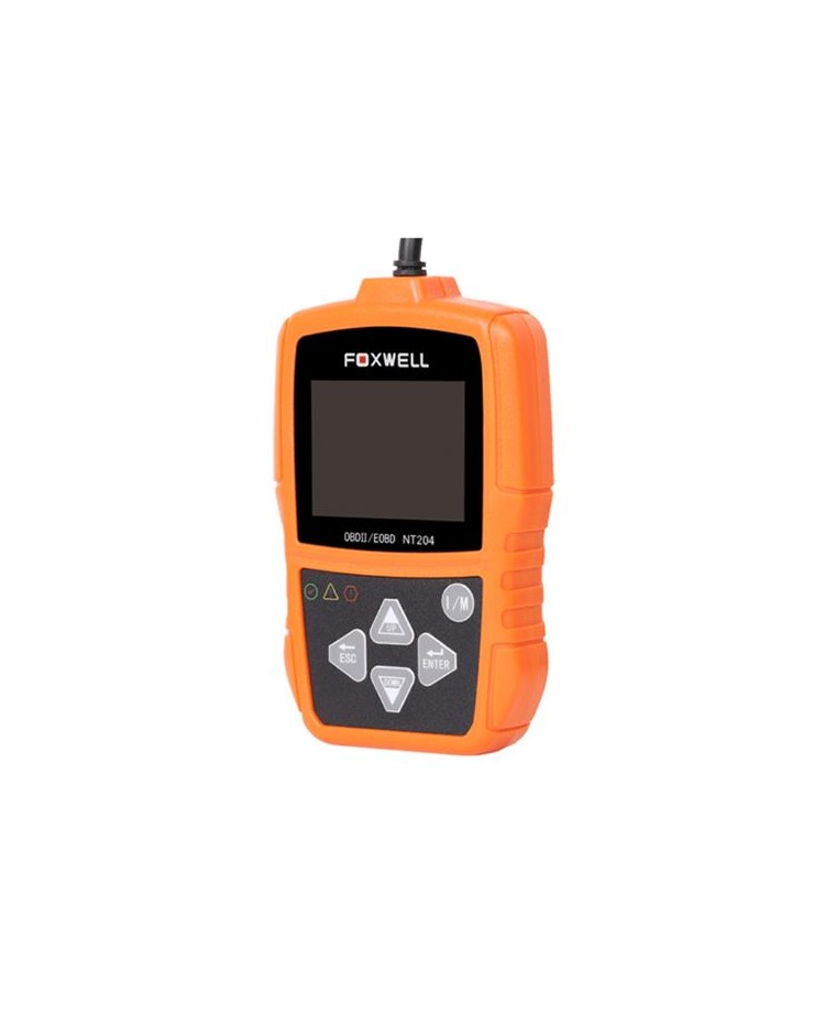 OBDII/EOBD kļūdu, parametru un kodu lasītājs Foxwell NT204 ar krāsu ekrānu