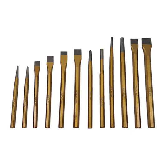 12 daļu kaltu un izsišanas instrumentu komplekts ar koferi SM16-21