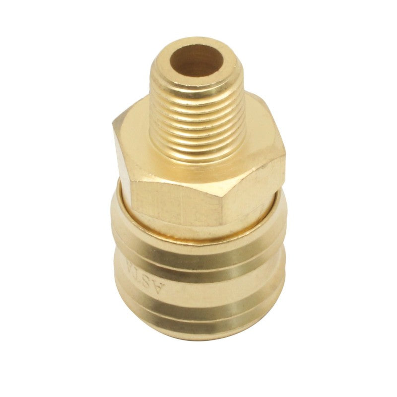 Quick Connect Coupling With Male Thread 1/4" (Brass)