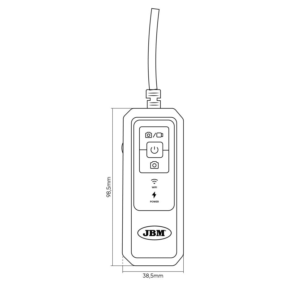 Эндоскопическая камера с Wi-Fi и кабелем длиной 1 м (54706)